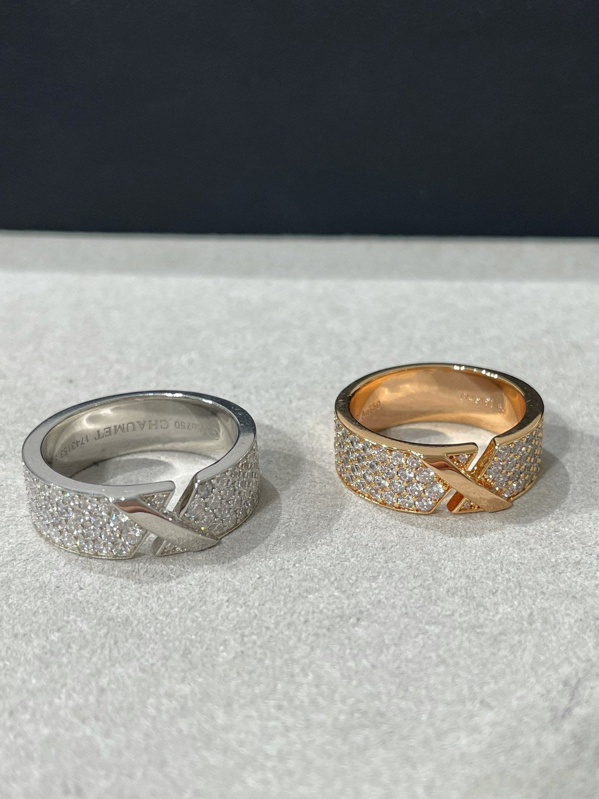 [⭐moonlume]LIENS EVIDENCE  DIAMOND PAVED RING
