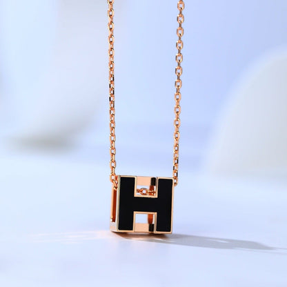 [⭐moonlume]H CAGE PINK GOLD NECKLACE