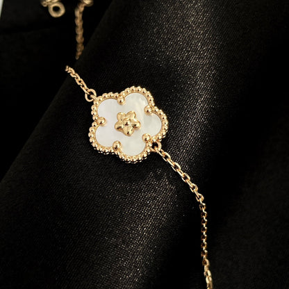 [⭐moonlume]LUCKY SPRING ROSE GOLD MOP BRACELET
