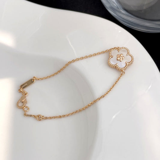 [⭐moonlume]LUCKY SPRING ROSE GOLD MOP BRACELET