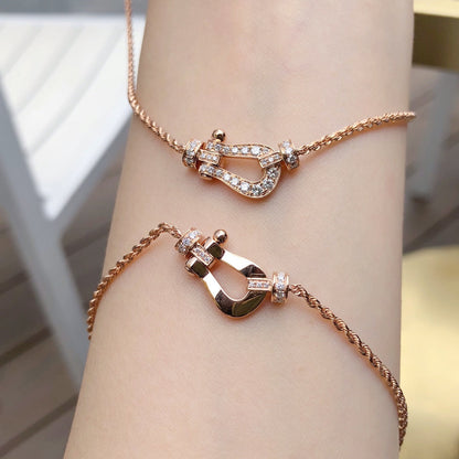 [⭐moonlume]FORCE 10 PINK GOLD DIAMOND NECKLACE