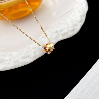 [⭐moonlume]BEE MINI PEDANT DIAMOND NECKLACE