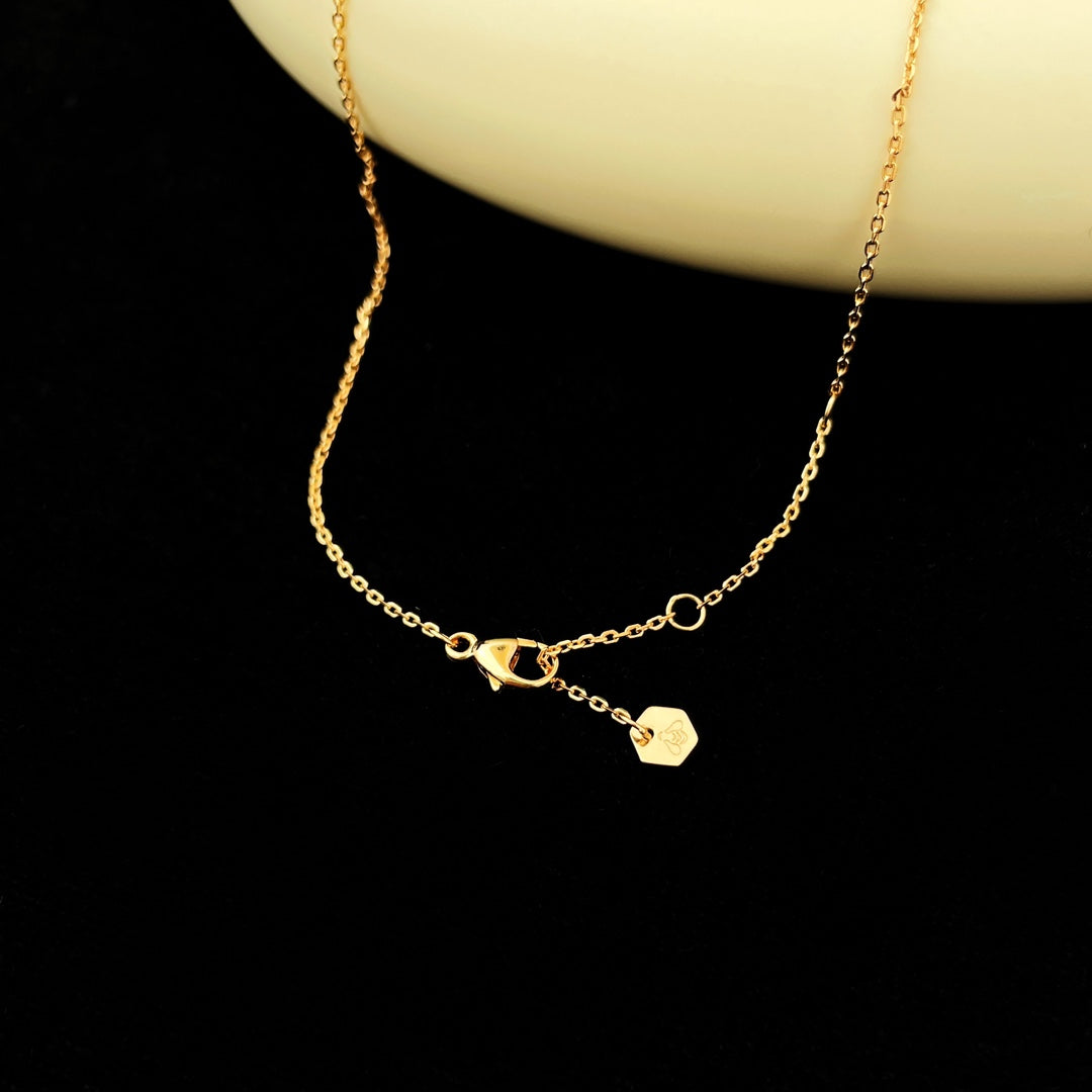 [⭐moonlume]BEE MINI PEDANT DIAMOND NECKLACE