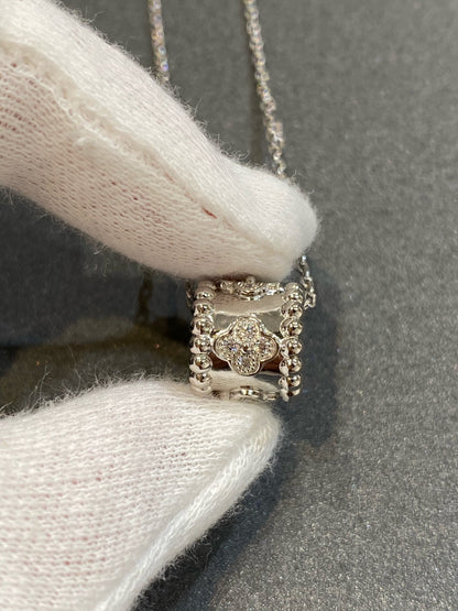[⭐moonlume]PERLEE PEDANT SIVLER DIAMOND NECKLACE