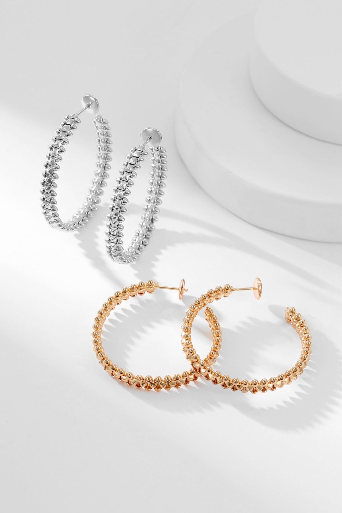 [⭐moonlume]CLASH HOOP EARRINGS