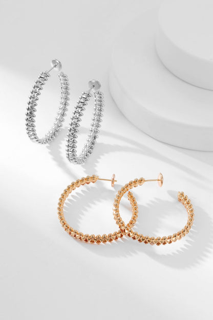 [⭐moonlume]CLASH HOOP EARRINGS