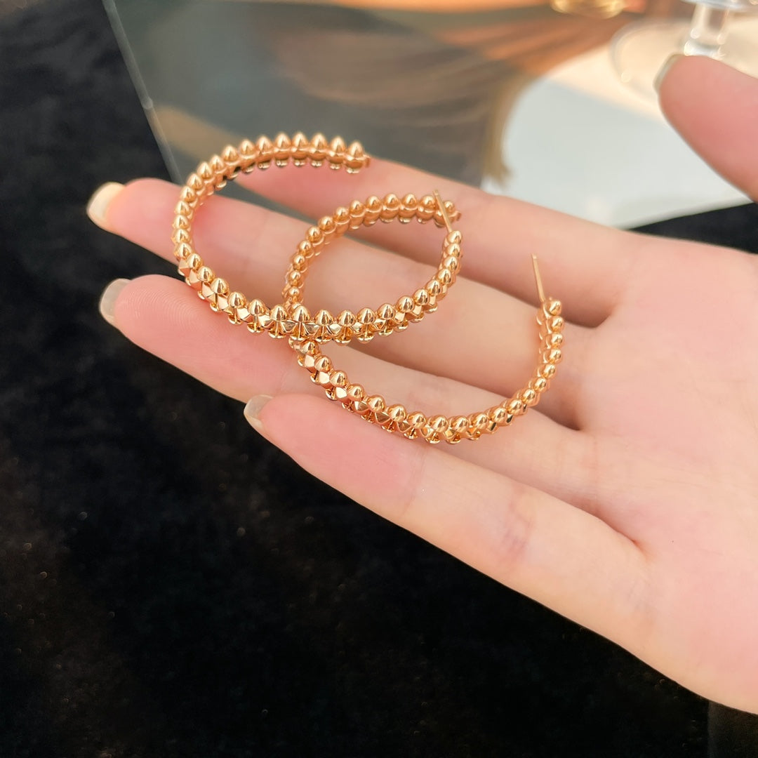 [⭐moonlume]CLASH HOOP EARRINGS