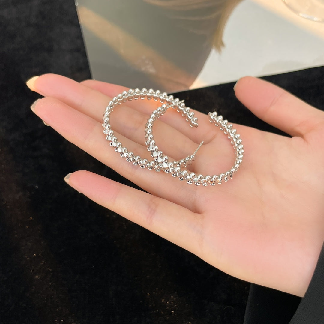 [⭐moonlume]CLASH HOOP EARRINGS