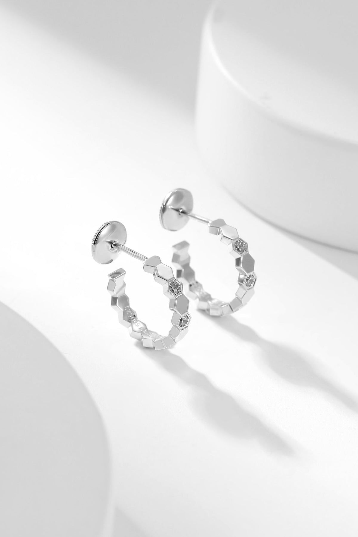 [⭐moonlume]BEE LOVE DIAMOND HOOP EARRINGS