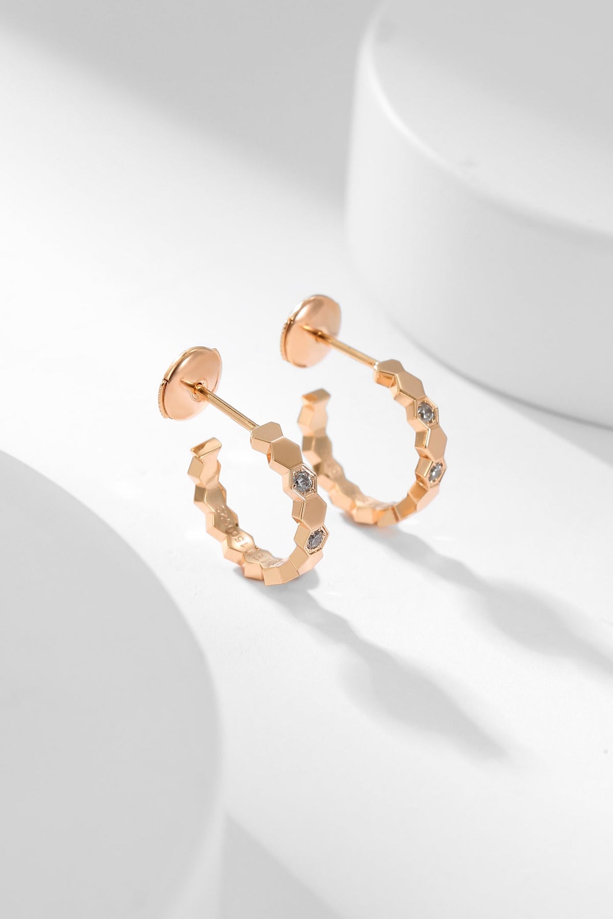 [⭐moonlume]BEE LOVE DIAMOND HOOP EARRINGS