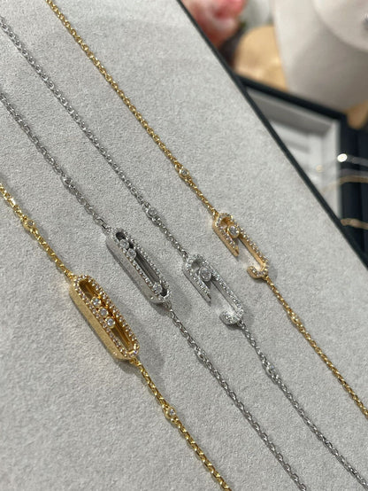 [⭐moonlume]BABY MOVE DIAMOND BRACELET