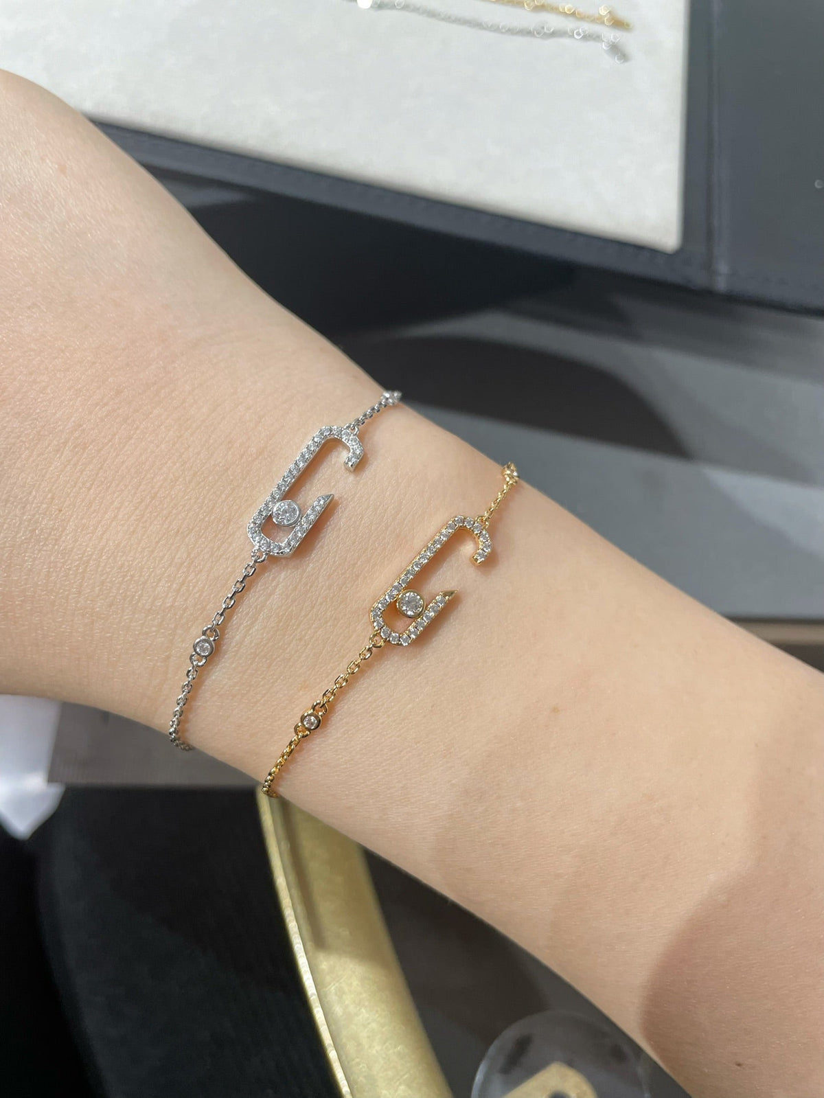 [⭐moonlume]BABY MOVE DIAMOND BRACELET