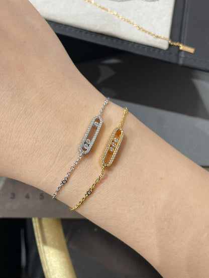 [⭐moonlume]BABY MOVE DIAMOND BRACELET