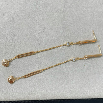 [⭐moonlume]CHAINE CHAOS DIAMOND DROP EARRINGS