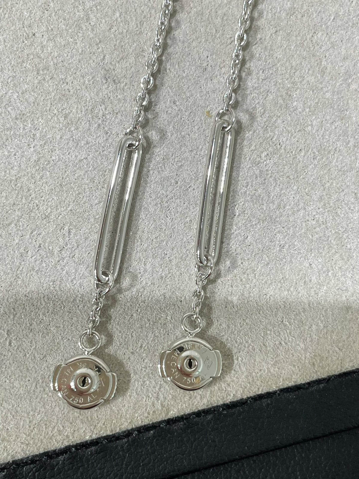 [⭐moonlume]CHAINE CHAOS DIAMOND DROP EARRINGS