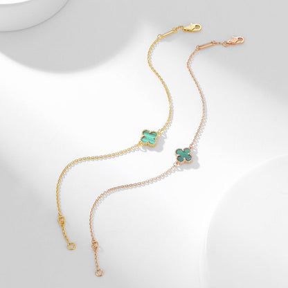 [⭐moonlume]CLOVER BRACELET MALACHITE 1 MOTIF