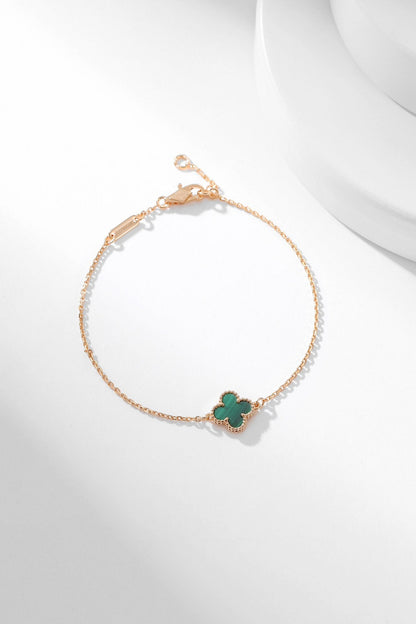 [⭐moonlume]CLOVER BRACELET MALACHITE 1 MOTIF