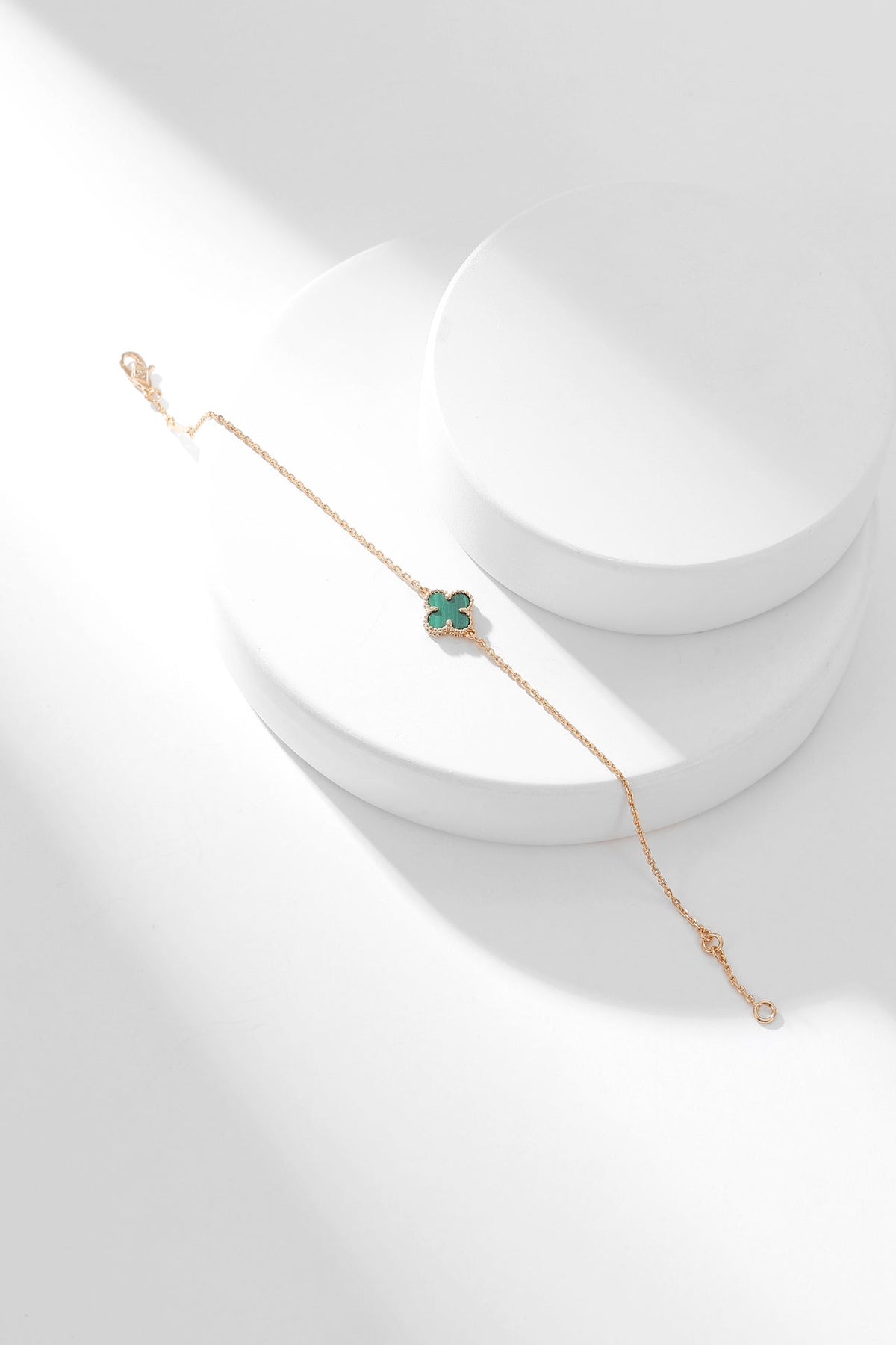 [⭐moonlume]CLOVER BRACELET MALACHITE 1 MOTIF