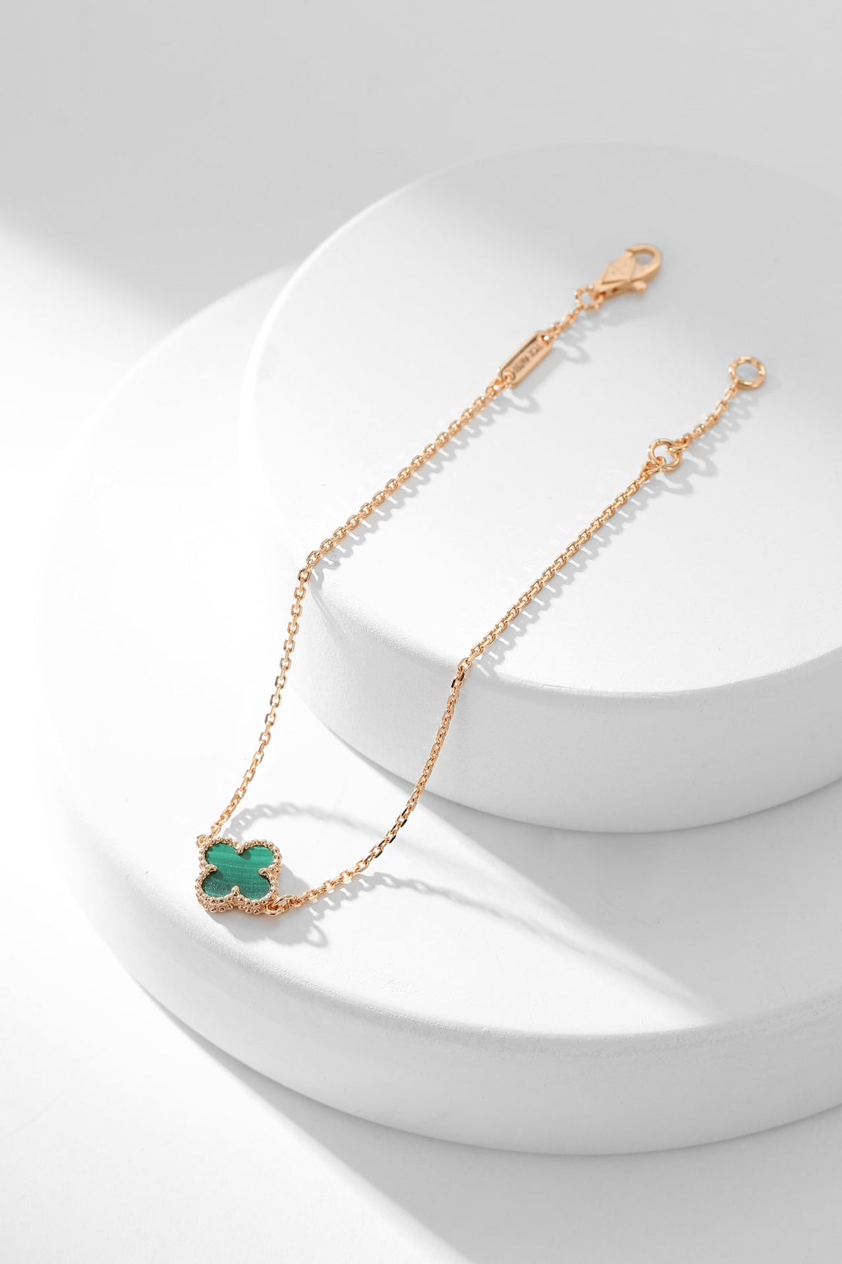 [⭐moonlume]CLOVER BRACELET MALACHITE 1 MOTIF