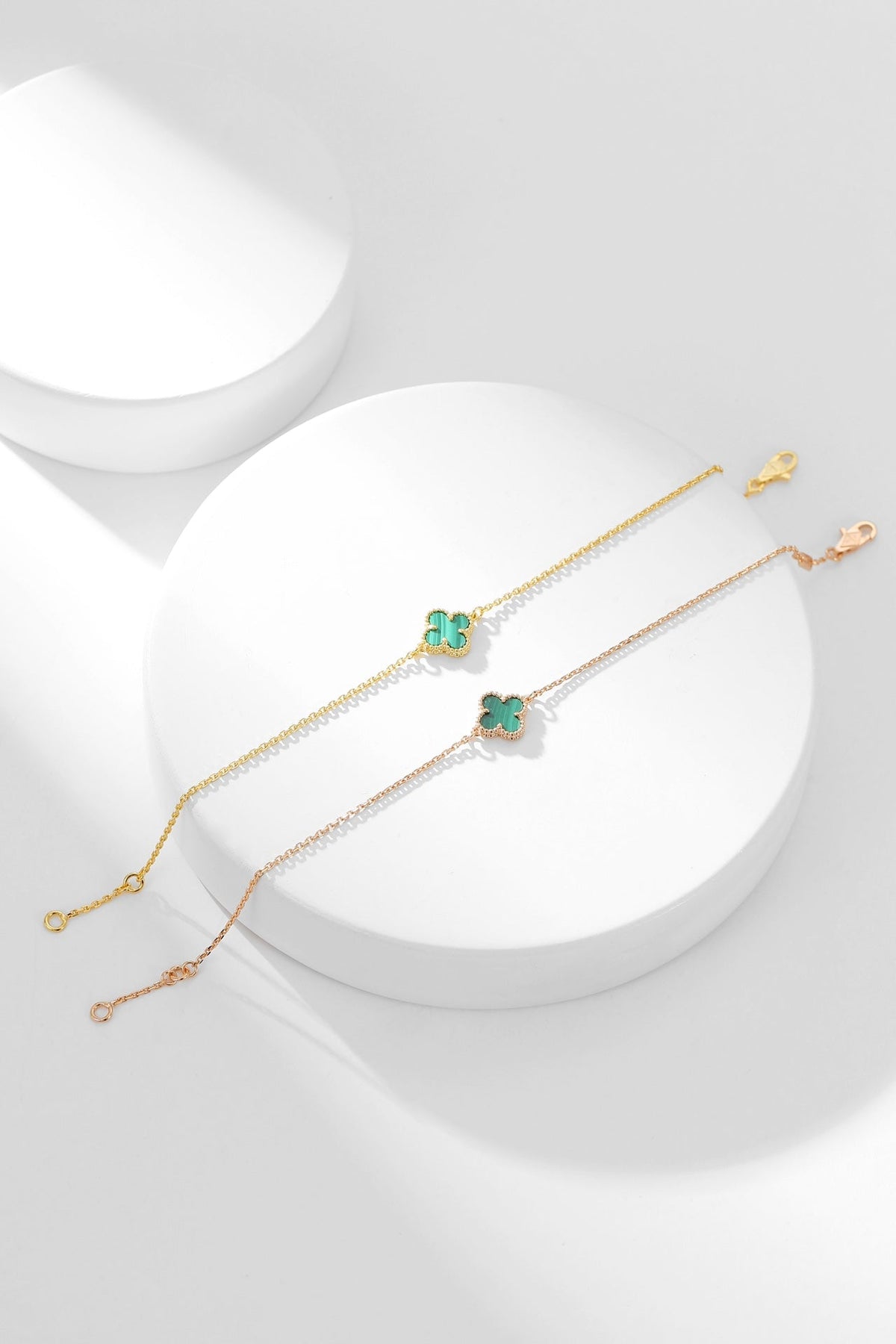 [⭐moonlume]CLOVER BRACELET MALACHITE 1 MOTIF