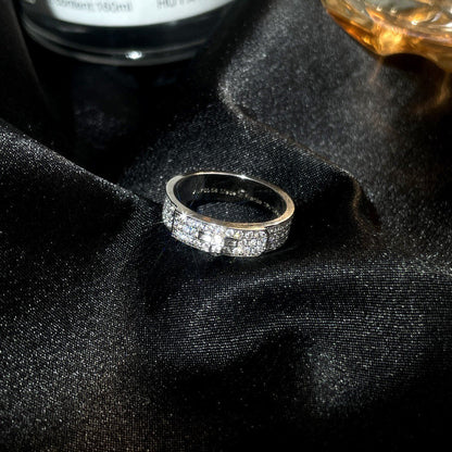 [⭐moonlume]KELLY SILVER DIAMOND RING