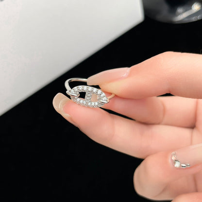 [⭐moonlume]RONDE SMALL SILVER DIAMOND RING