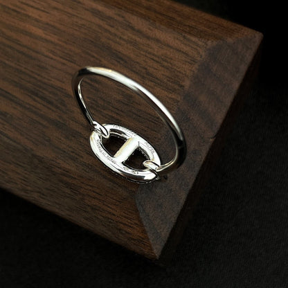[⭐moonlume]RONDE SMALL SILVER DIAMOND RING
