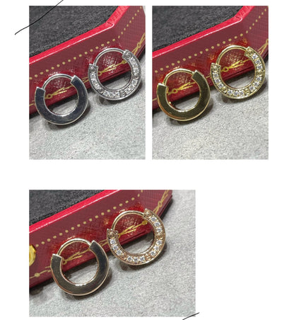[⭐moonlume]LOVE DIAMOND EARRINGS