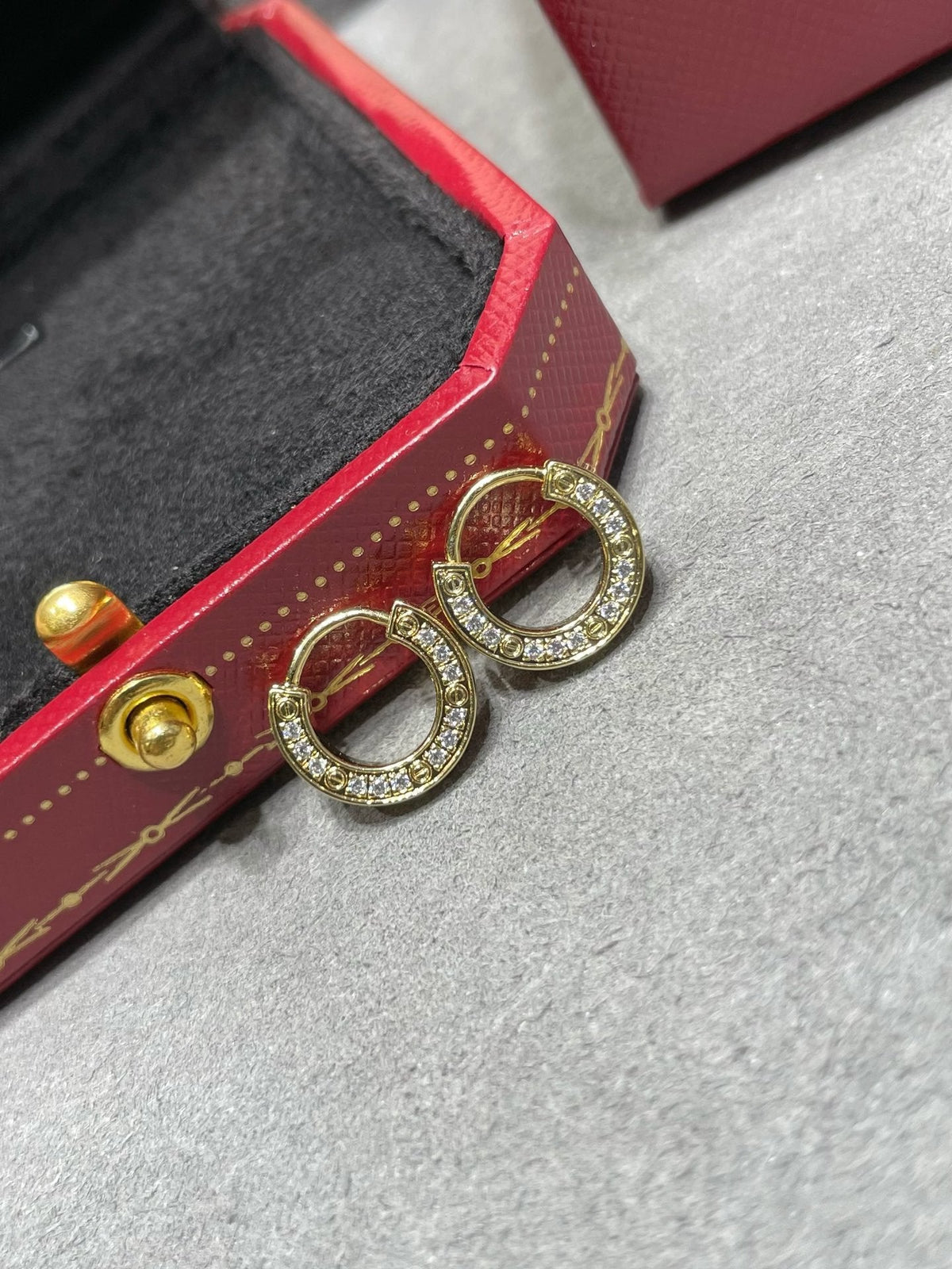 [⭐moonlume]LOVE DIAMOND EARRINGS