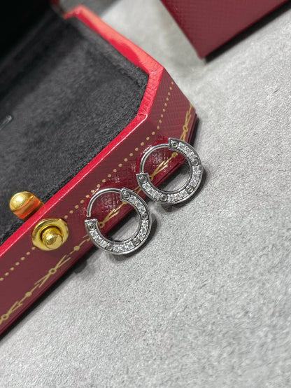 [⭐moonlume]LOVE DIAMOND EARRINGS