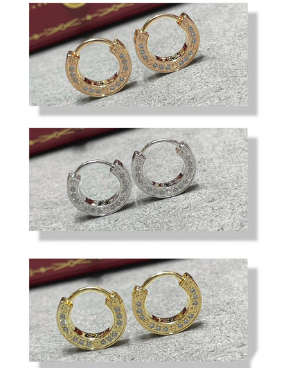 [⭐moonlume]LOVE DIAMOND EARRINGS