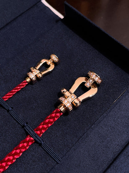 [⭐moonlume]FORCE 10 HALF DIAMOND PINK GOLD RED CORDERI LARGE AND MEDIUM MODEL