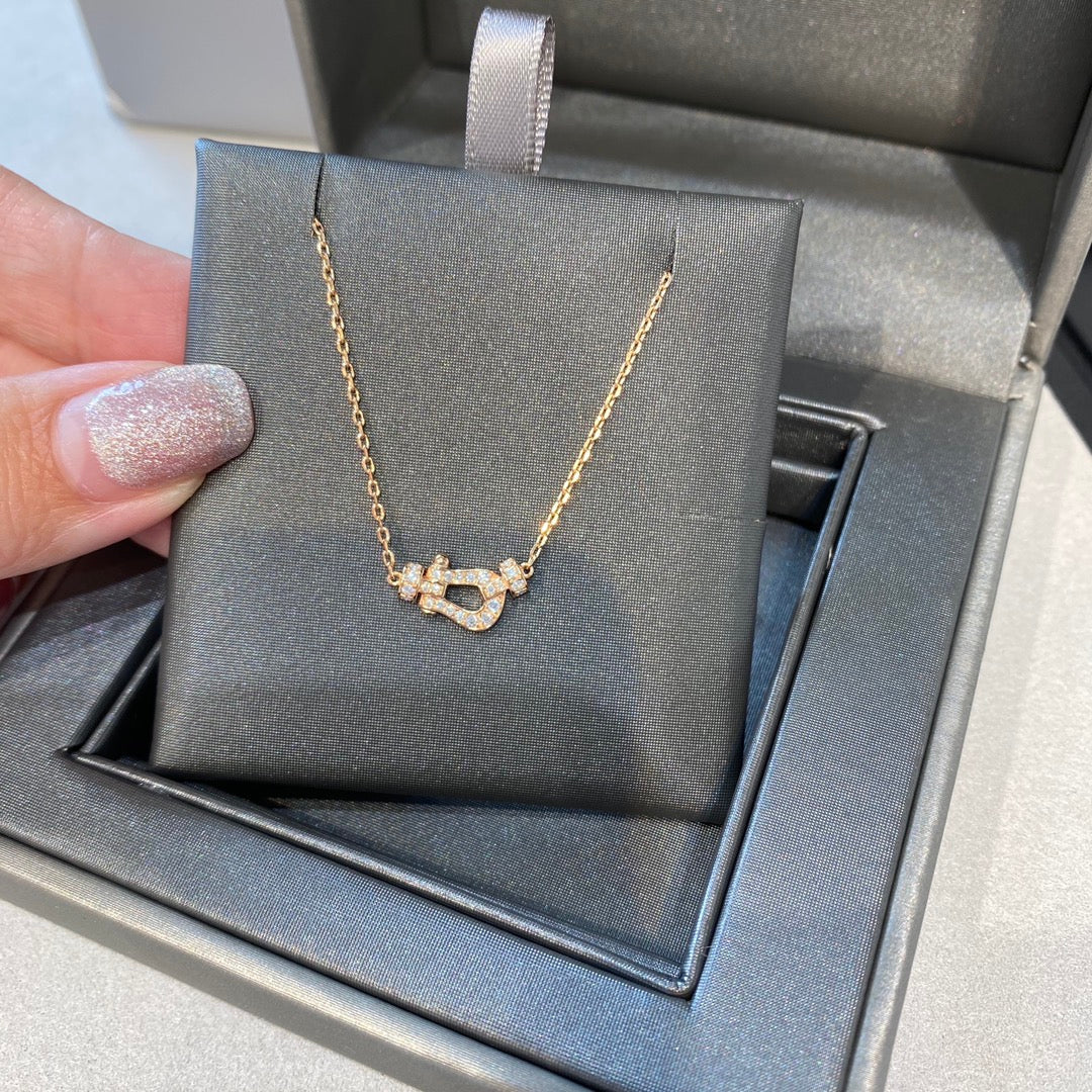 [⭐moonlume]FORCE 10 DIAMOND PINK GOLD NECKLACE MINI MODEL