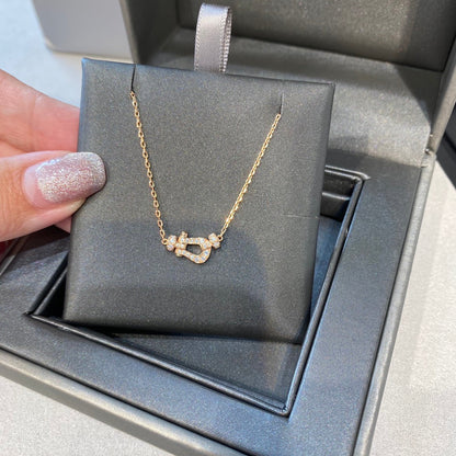 [⭐moonlume]FORCE 10 DIAMOND PINK GOLD NECKLACE MINI MODEL