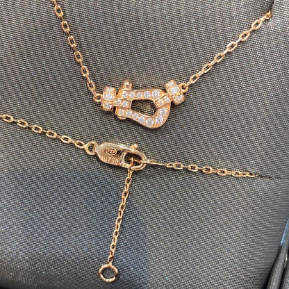 [⭐moonlume]FORCE 10 DIAMOND PINK GOLD NECKLACE MINI MODEL