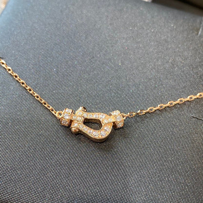 [⭐moonlume]FORCE 10 DIAMOND PINK GOLD NECKLACE MINI MODEL