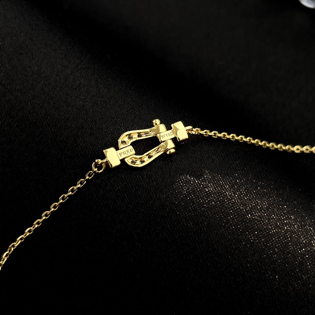 [⭐moonlume]FORCE 10 FULL DIAMOND BUCKLE CHAIN LINK MINI MODEL