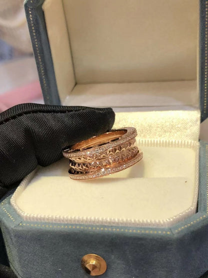 [⭐moonlume]ZERO 1 ROCK DIAMOND PINK GOLD