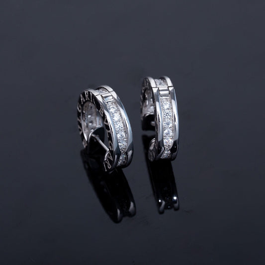 [⭐moonlume]ZERO 1 MINI SILVER DIAMOND EARRINGS