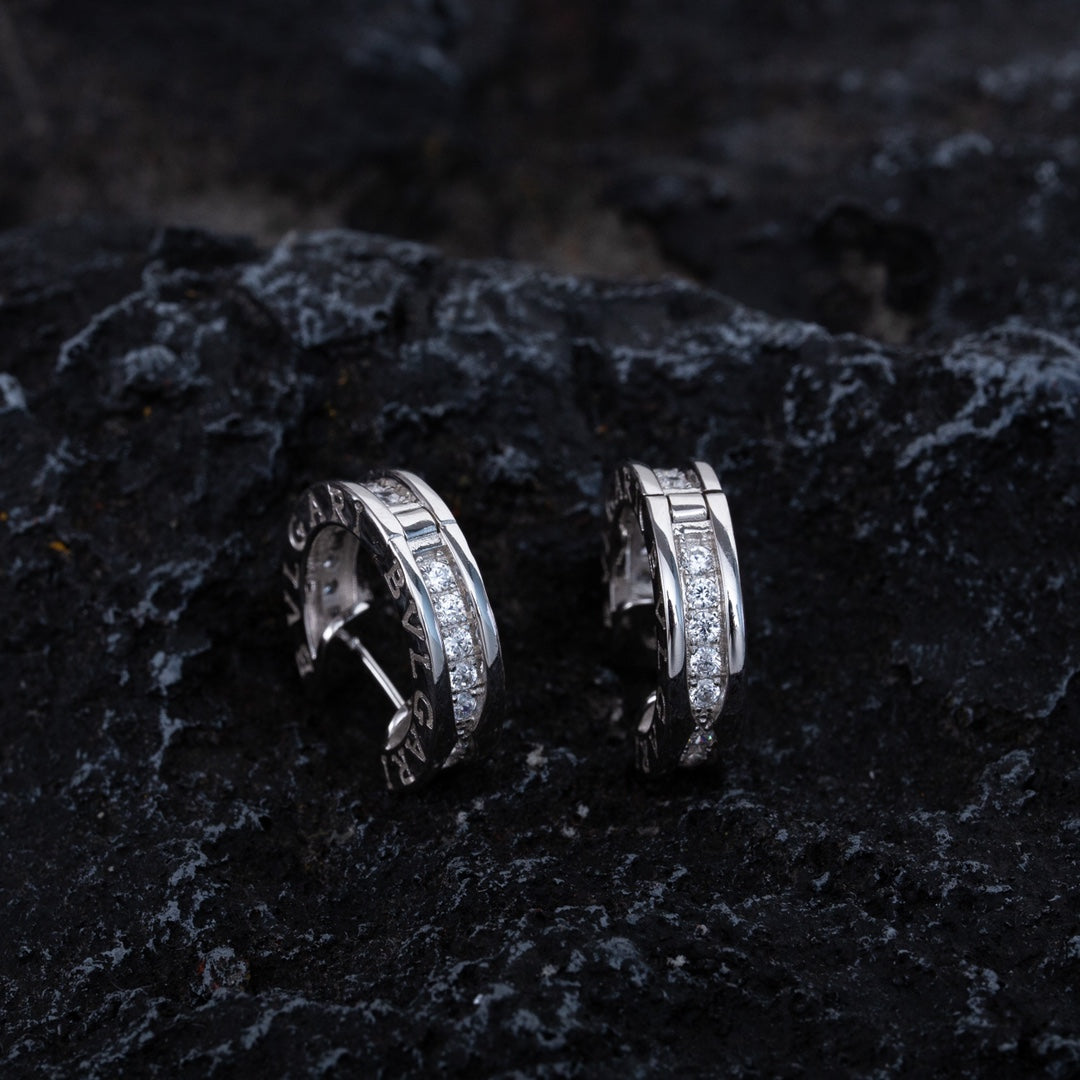 [⭐moonlume]ZERO 1 MINI SILVER DIAMOND EARRINGS