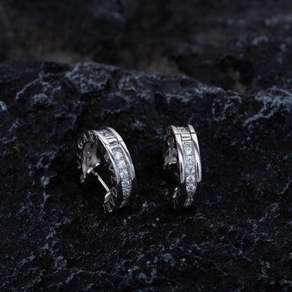 [⭐moonlume]ZERO 1 MINI SILVER DIAMOND EARRINGS