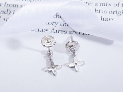 [⭐moonlume]VIDYLLE SILVER DIAMOND MINI DROP EARRINGS