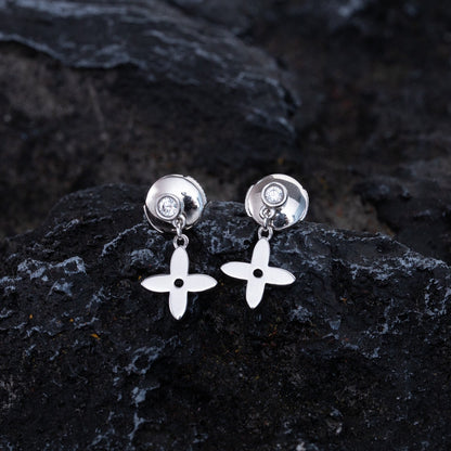 [⭐moonlume]VIDYLLE SILVER DIAMOND MINI DROP EARRINGS