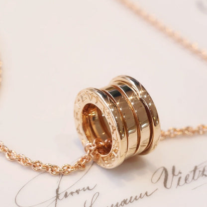 [⭐moonlume]ZERO 1 PINK GOLD NECKLACE