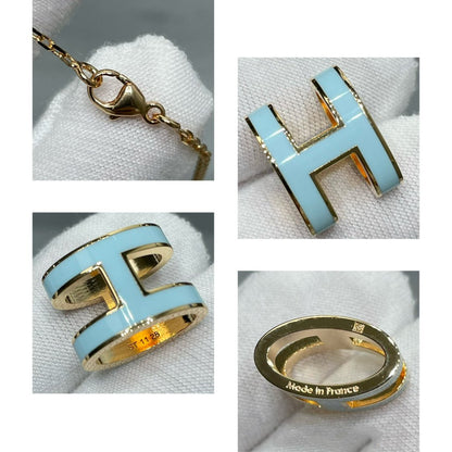 [⭐moonlume]POP H SKY BLUE NECKLACE
