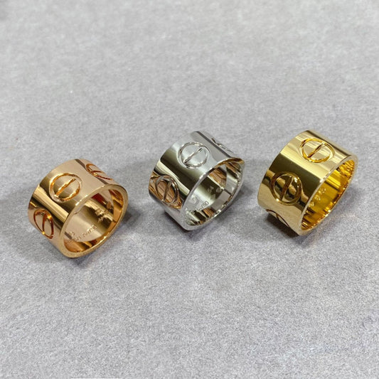 [⭐moonlume]LOVE 11MM LARGE RING