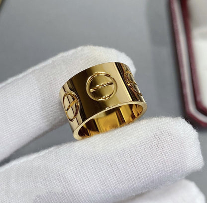 [⭐moonlume]LOVE 11MM LARGE RING