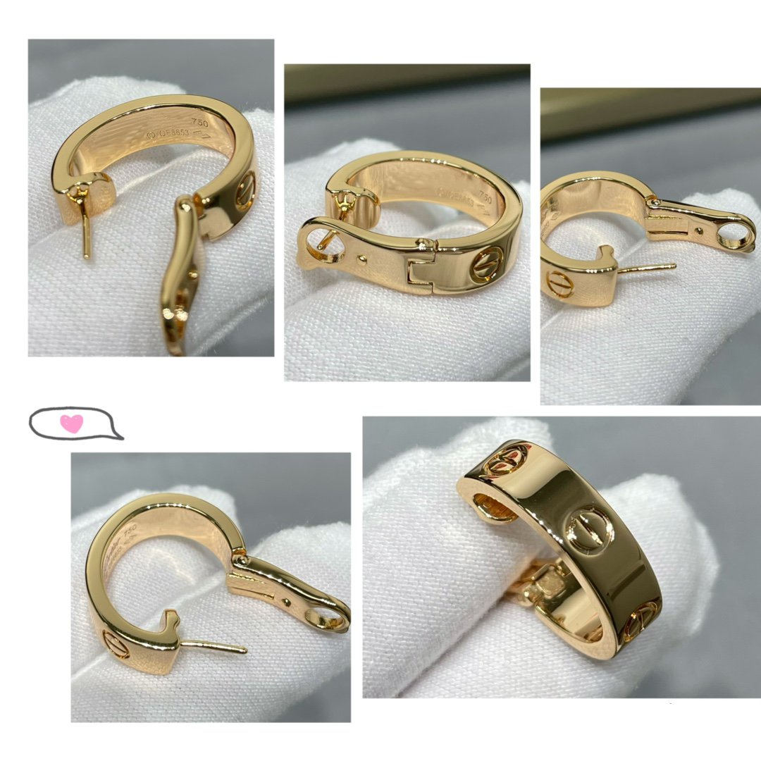 [⭐moonlume]LOVE 5.5MM EARRINGS