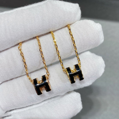 [⭐moonlume]MINI POP H NECKLACE