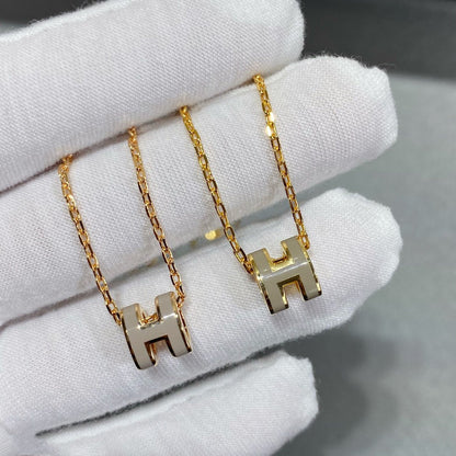 [⭐moonlume]MINI POP H NECKLACE